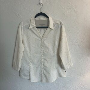 Royal Robbins Sz L Expedition Dry Snap TempraTech Roll Sleeves Pockets Outdoors